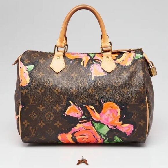 EXTREMELY RARE Louis Vuitton Roses Stephen Sprouse Monogram Speedy 30 - Picture 2 of 7